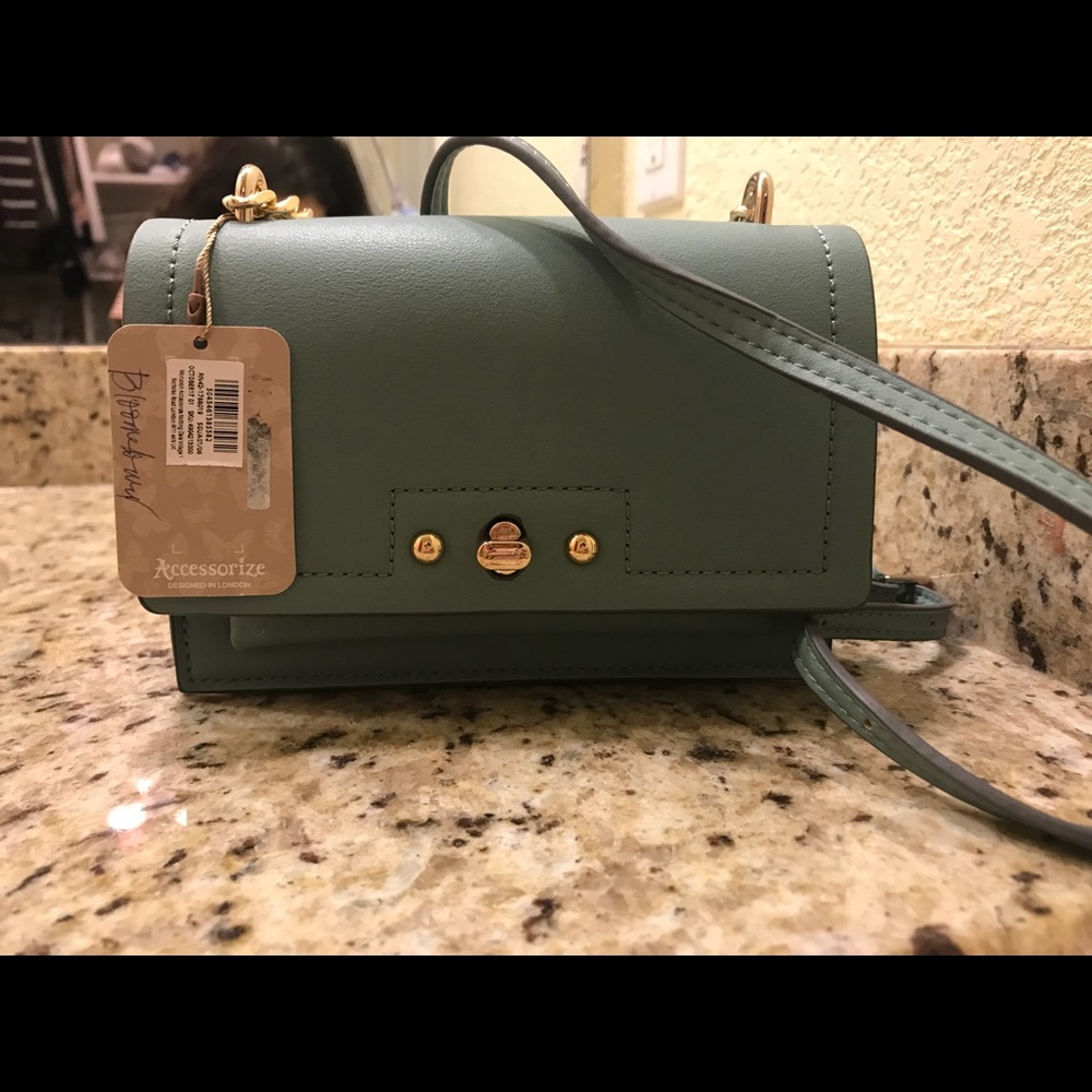 Beautiful blue crossbody bag